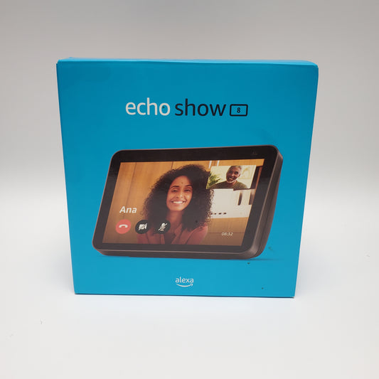 Amazon Echo Show 8 (2nd Gen) Smart Display with Alexa Charcoal