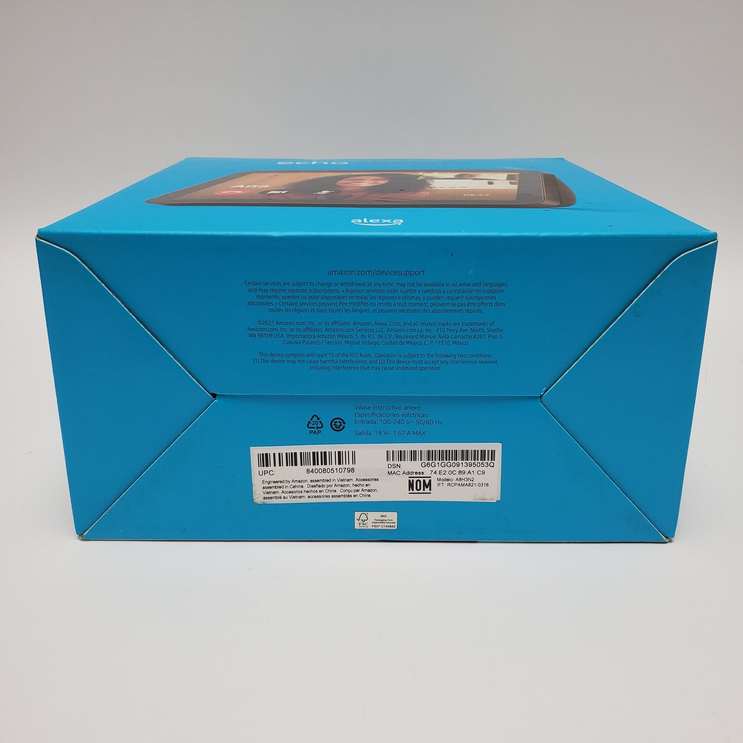 Amazon Echo Show 8 (2nd Gen) Smart Display with Alexa Charcoal