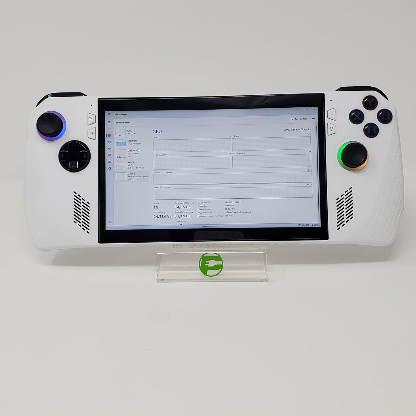 Asus ROG Ally 7" AMD Ryzen Z1 Extreme 16GB RAM 512GB White RC71L-ALLY.Z1X_512