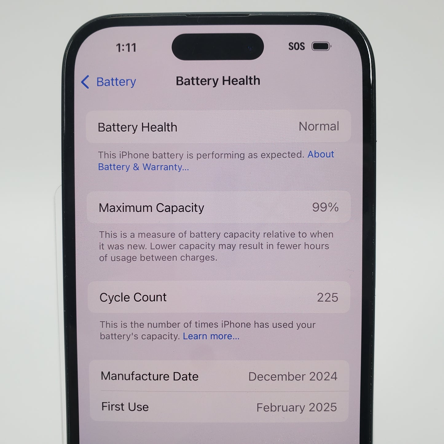 Factory Unlocked Apple iPhone 16 128GB Black MYAP3LL/A