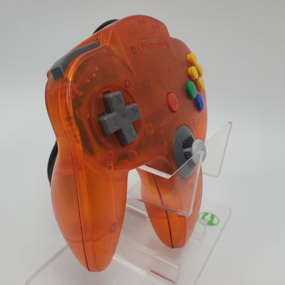 Nintendo N64 Funtastic Fire Orange Controller NUS-005