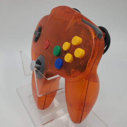 Nintendo N64 Funtastic Fire Orange Controller NUS-005