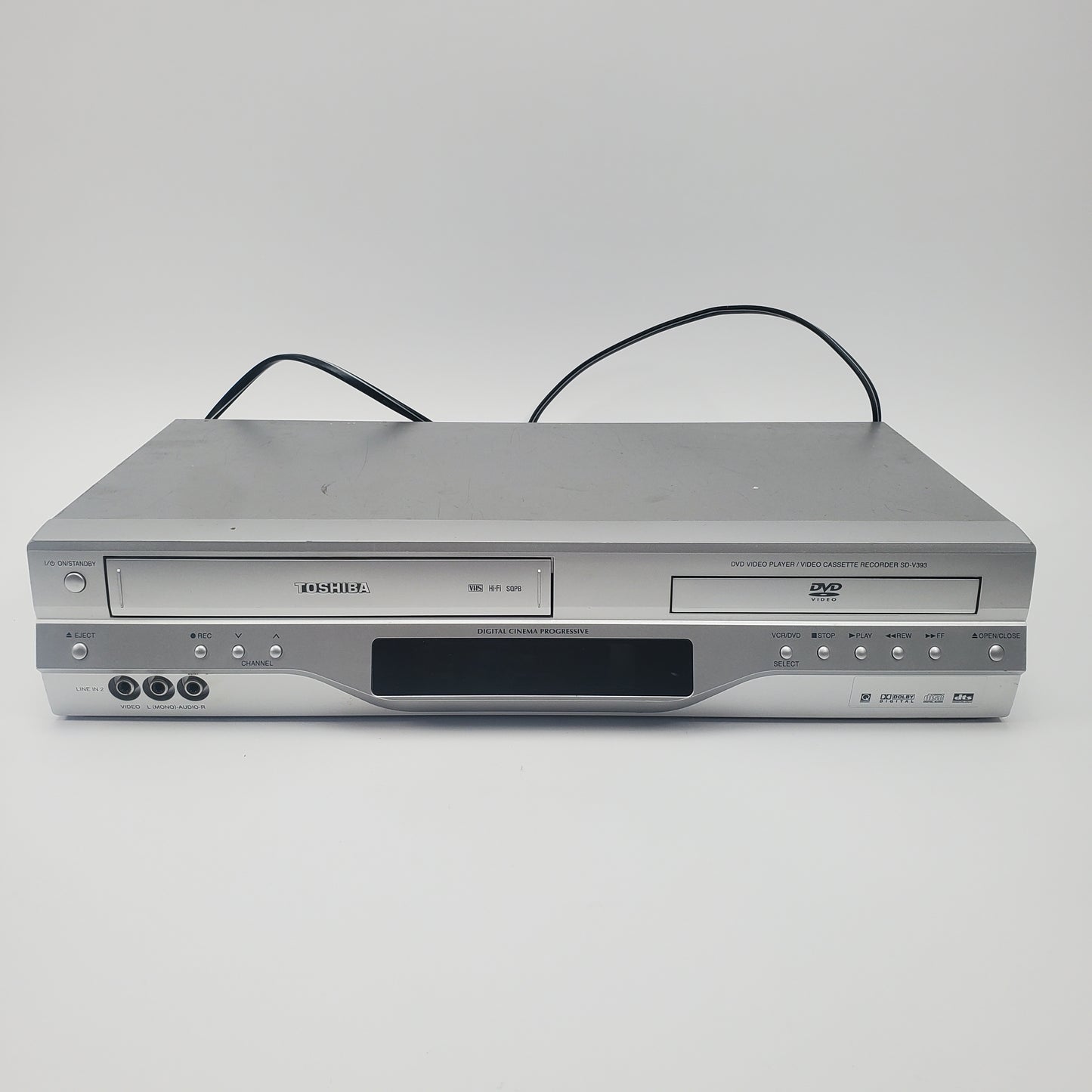 Broken Toshiba SD-V393SU1 DVD/VCR Deck Combo Player /VHS Flap Broken