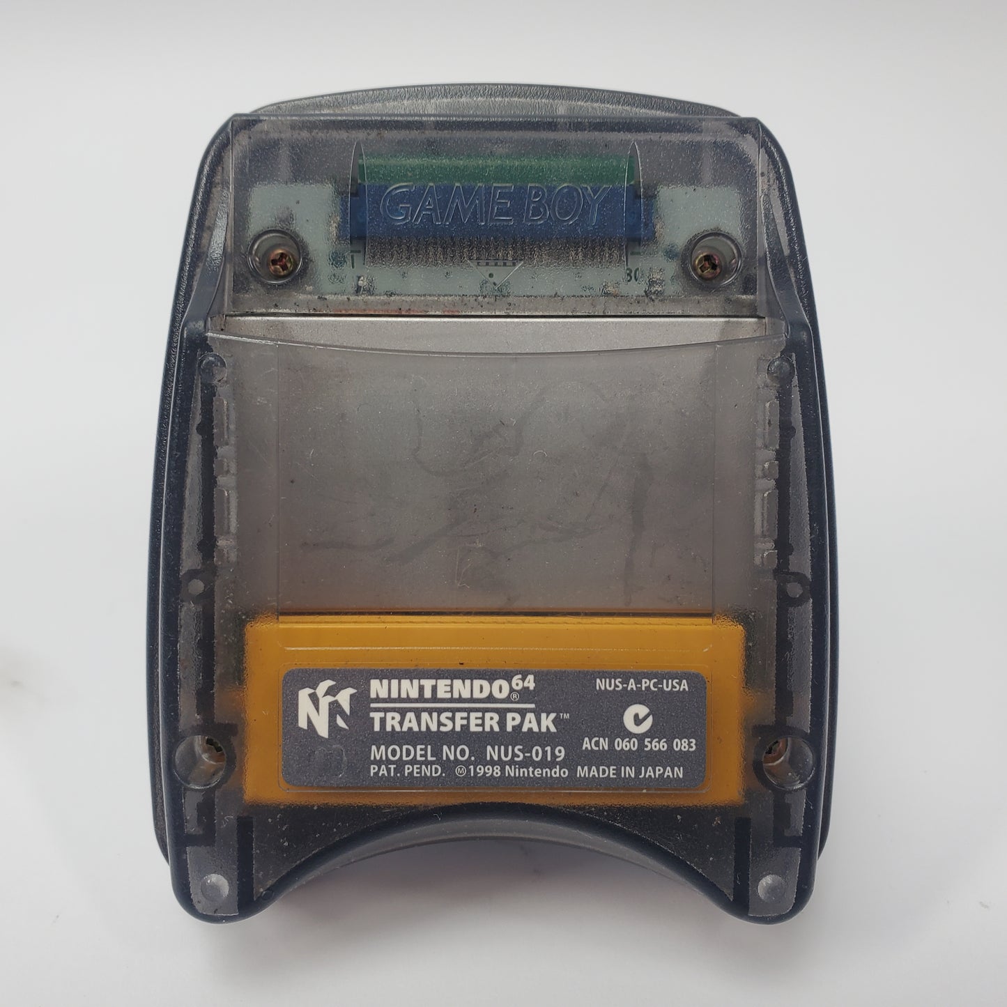 Nintendo 64 N64 Transfer Pak Gray NUS-019 for Nintendo GameBoy
