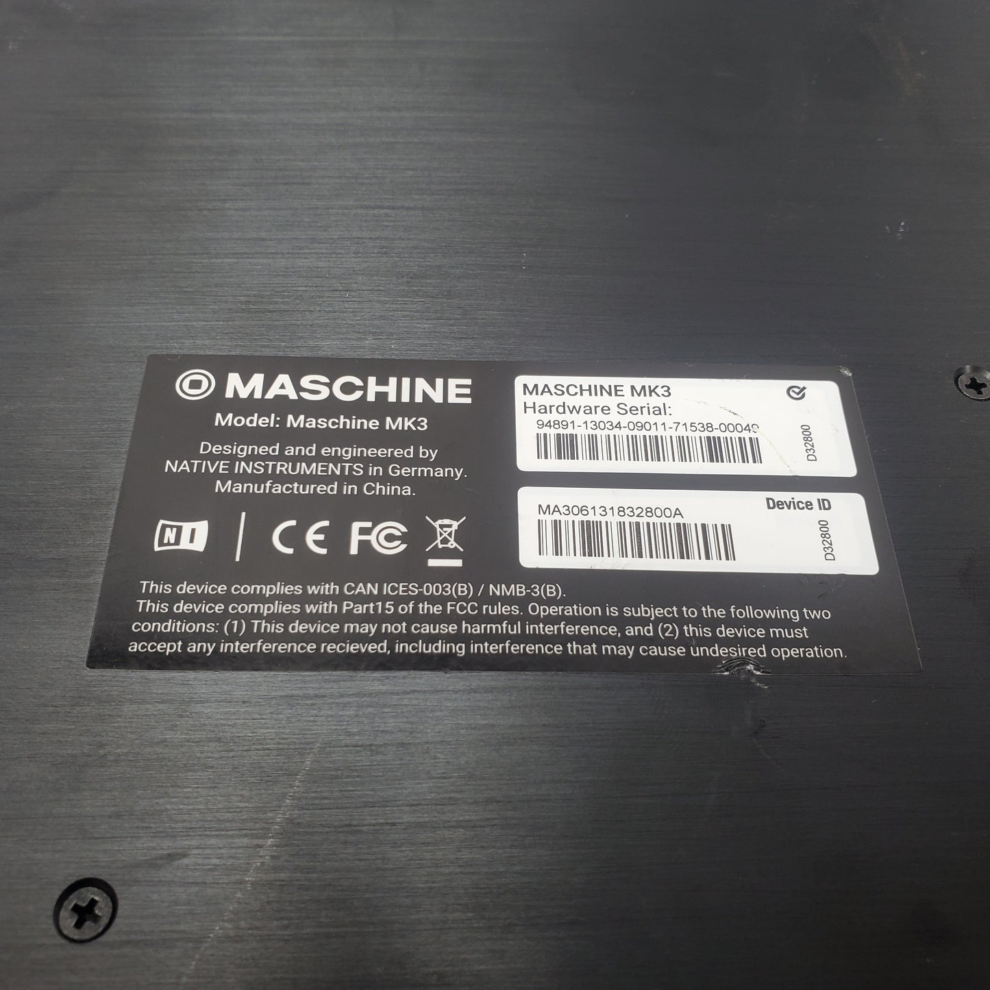 Maschine MK3 USB MIDI Controller Interface System