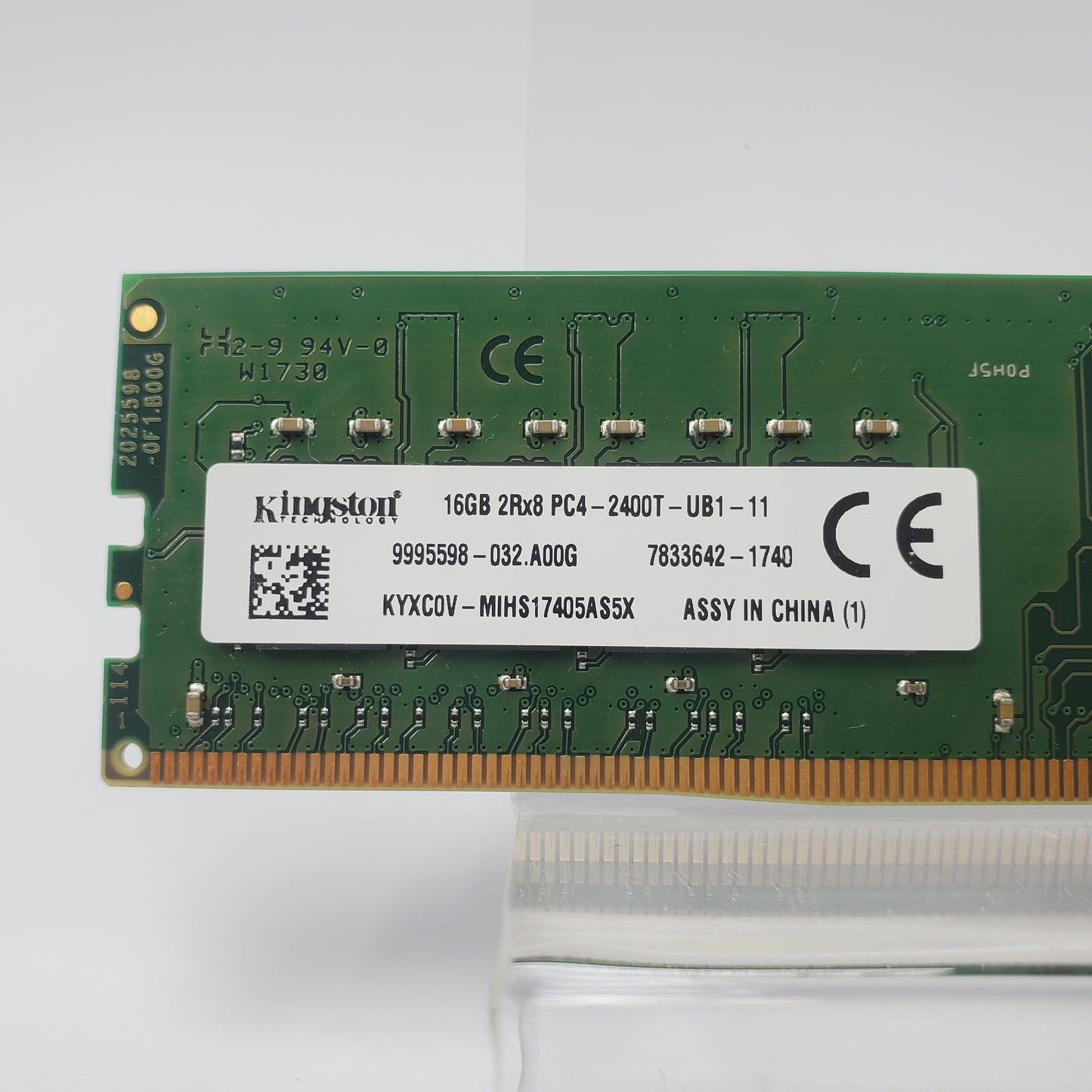 Kingston PC4-2400T-UB1-11 16GB (1x16GB) RAM DDR4 2400MHz KYXCOV-MIHS17405AS5W