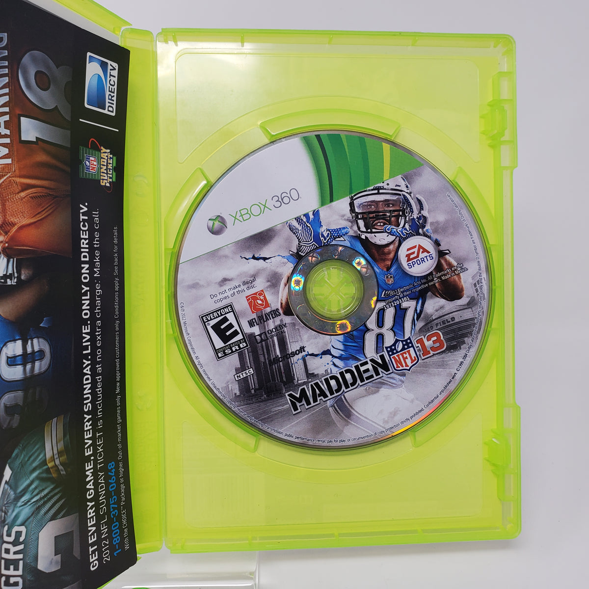 Lot of 8 Microsoft Xbox 360 Games Madden