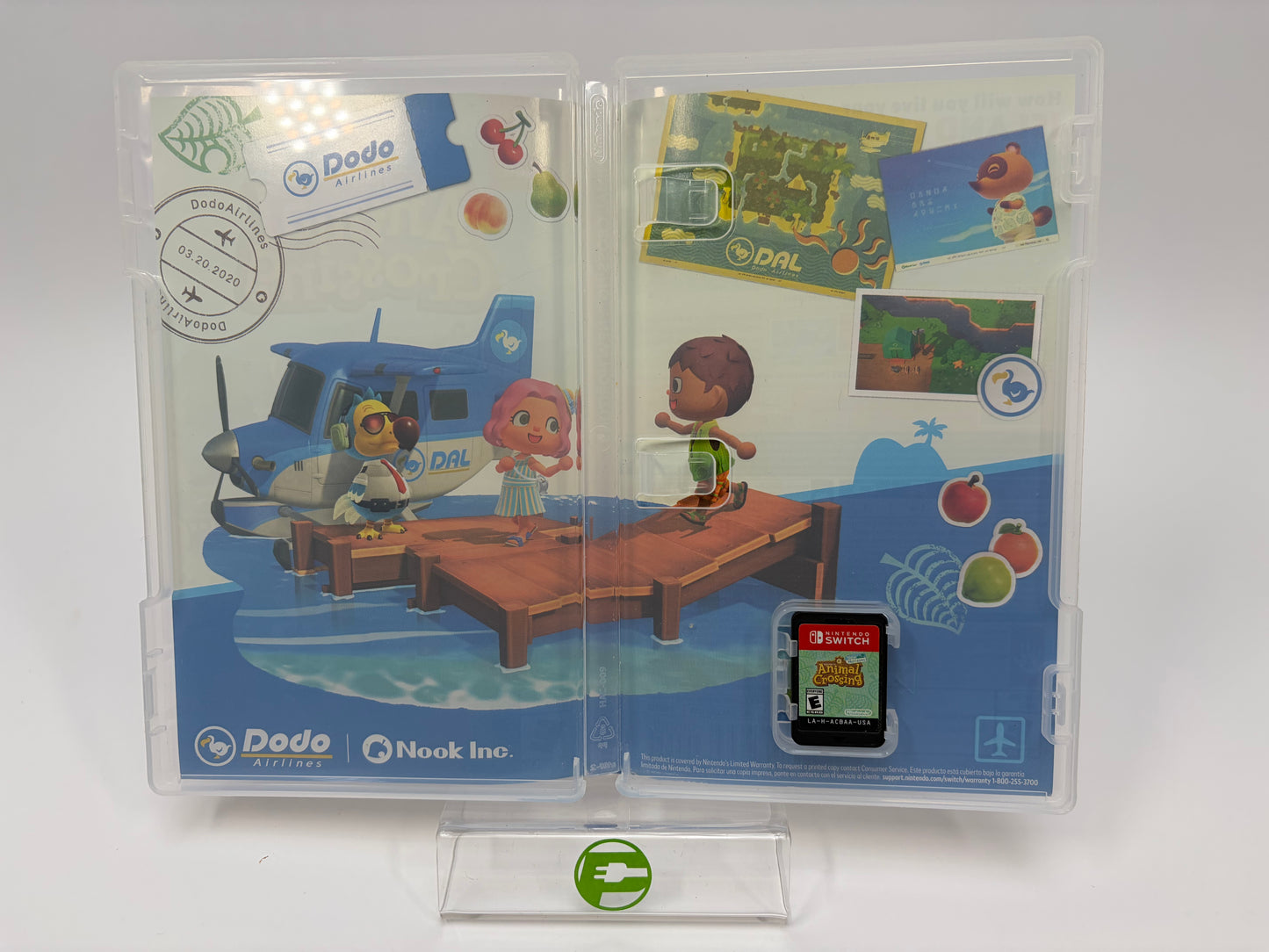 Animal Crossing: New Horizons (Nintendo Switch, 2020) + Amiibo Cards