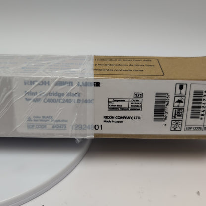 New Ricoh Savin Lanier MP C400 842473 Black Print Cartridge