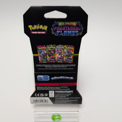 Lot of 12 New Pokémon TCG Mega Evolution Phantasmal Flames Sleeved Booster Pack