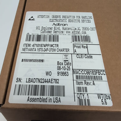 New Adtran Netvanta 28-Port PoE+ Switch 1570-24-370W