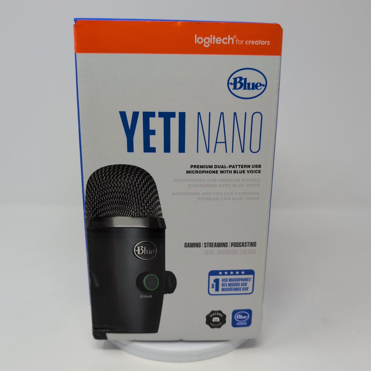 Blue Yeti Nano Premium USB Condenser Microphone Blackout 988-000400