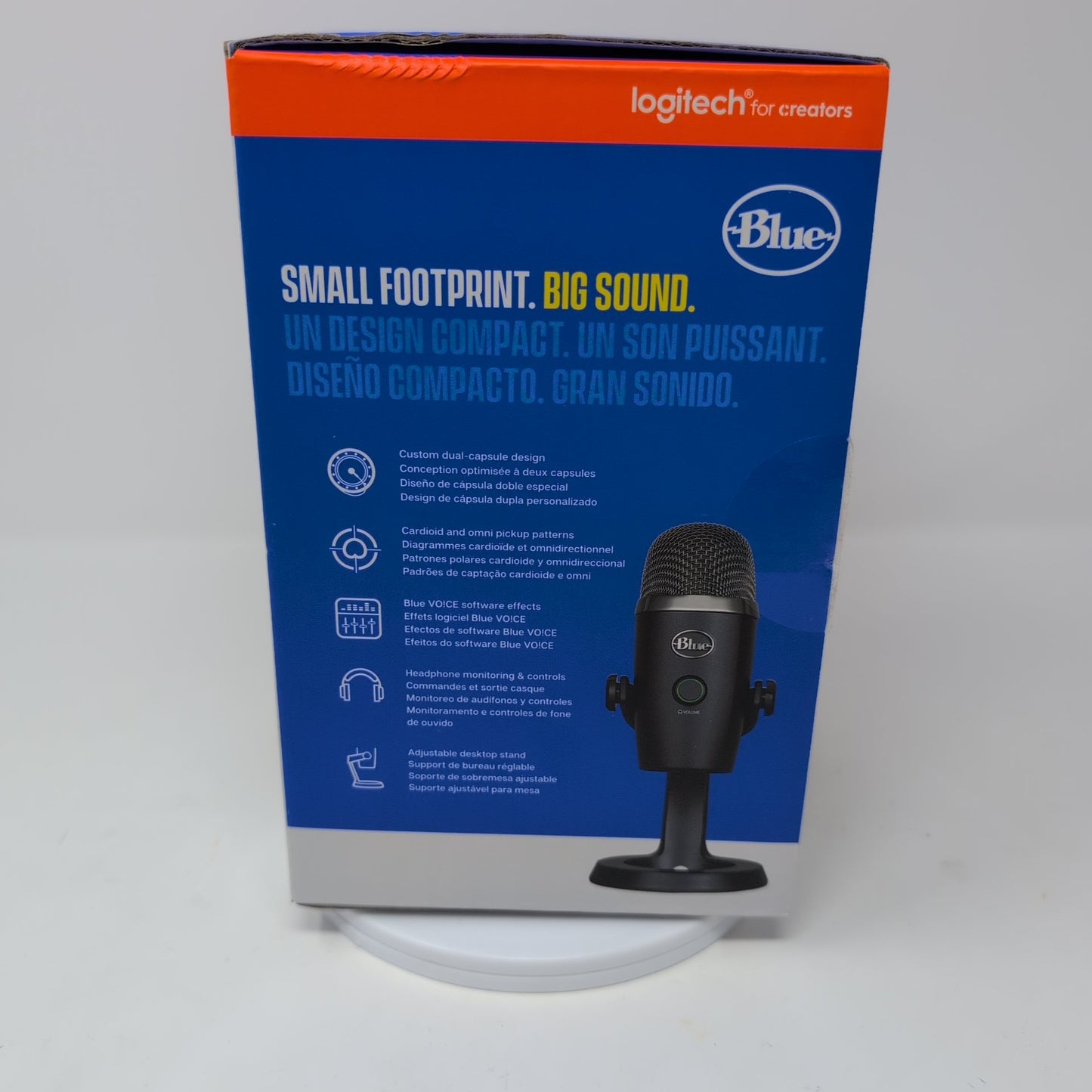 Blue Yeti Nano Premium USB Condenser Microphone Blackout 988-000400