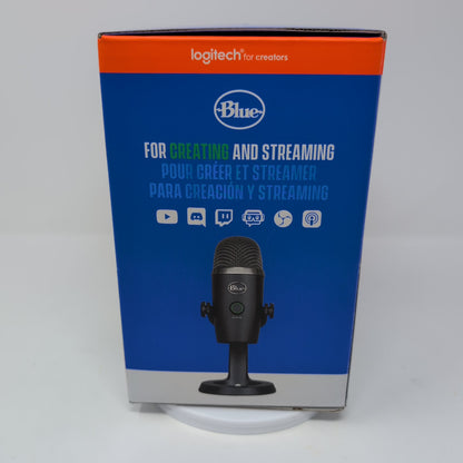 Blue Yeti Nano Premium USB Condenser Microphone Blackout 988-000400