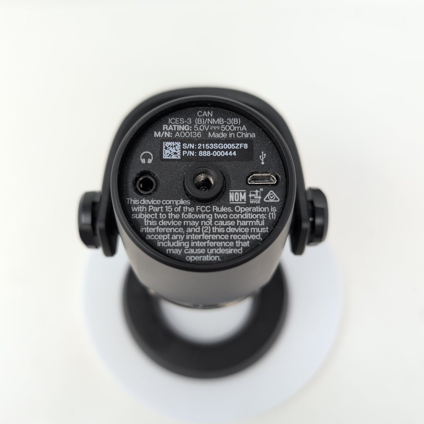 Blue Yeti Nano Premium USB Condenser Microphone Blackout 988-000400