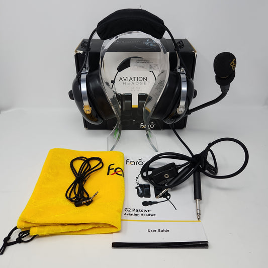Faro G2-PNR-GA Aviation Headset Black