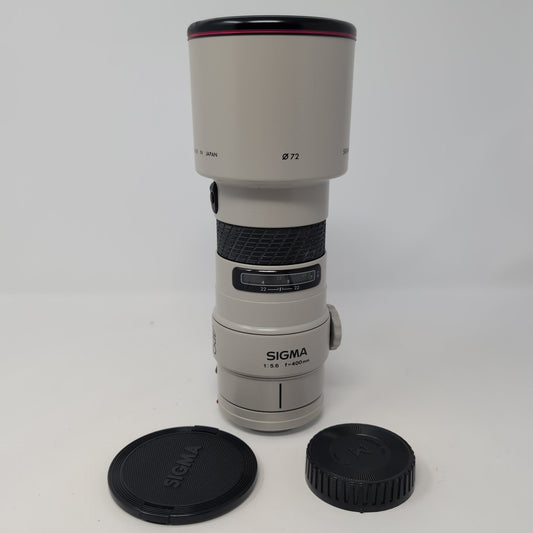 Broken Sigma 400mm f/5.6 For Canon EF Mount Fixed/Prime Lens /Dent and Crack