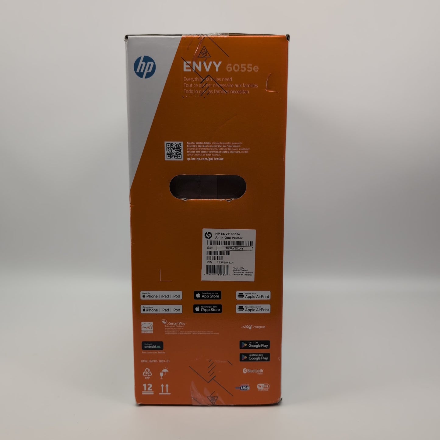 New HP ENVY 6055e Wireless All-in-One Color Printer 223N1A#B1H