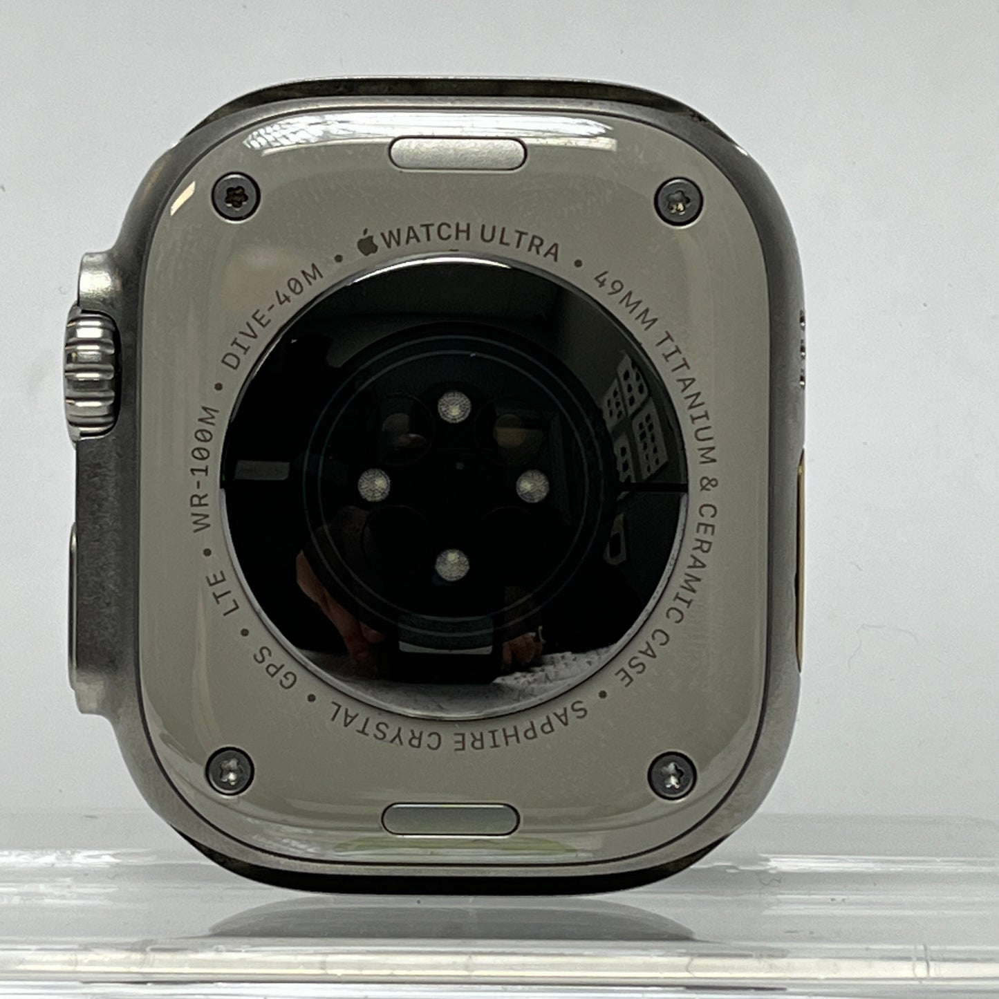 Unlocked Apple Watch Ultra 49MM Natural Titanium Nomad Rugged Band MQET3LL/A