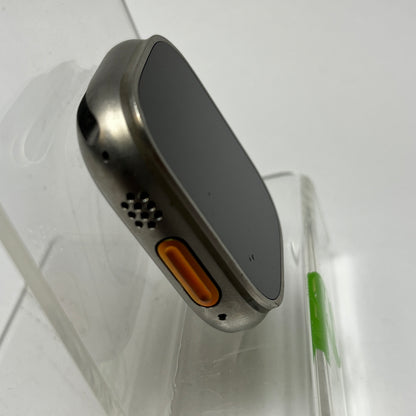 Unlocked Apple Watch Ultra 49MM Natural Titanium Nomad Rugged Band MQET3LL/A