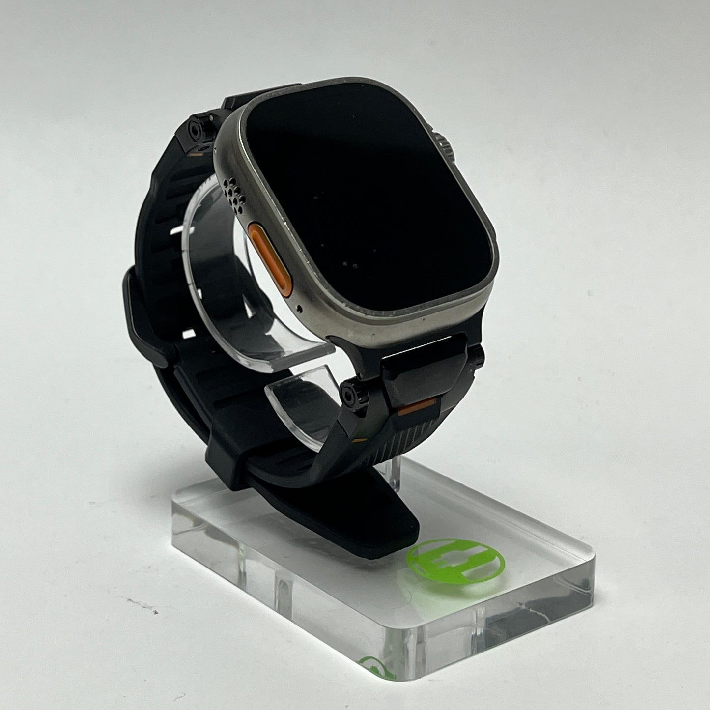 Unlocked Apple Watch Ultra 49MM Natural Titanium Nomad Rugged Band MQET3LL/A