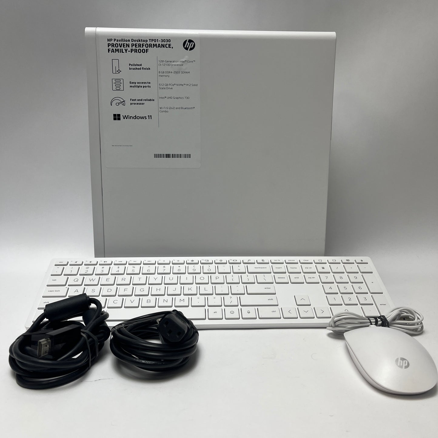 HP Pavilion TP01-3030 i3-12100 3.30GHz 8GB RAM 512GB SSD Intel HD Graphics