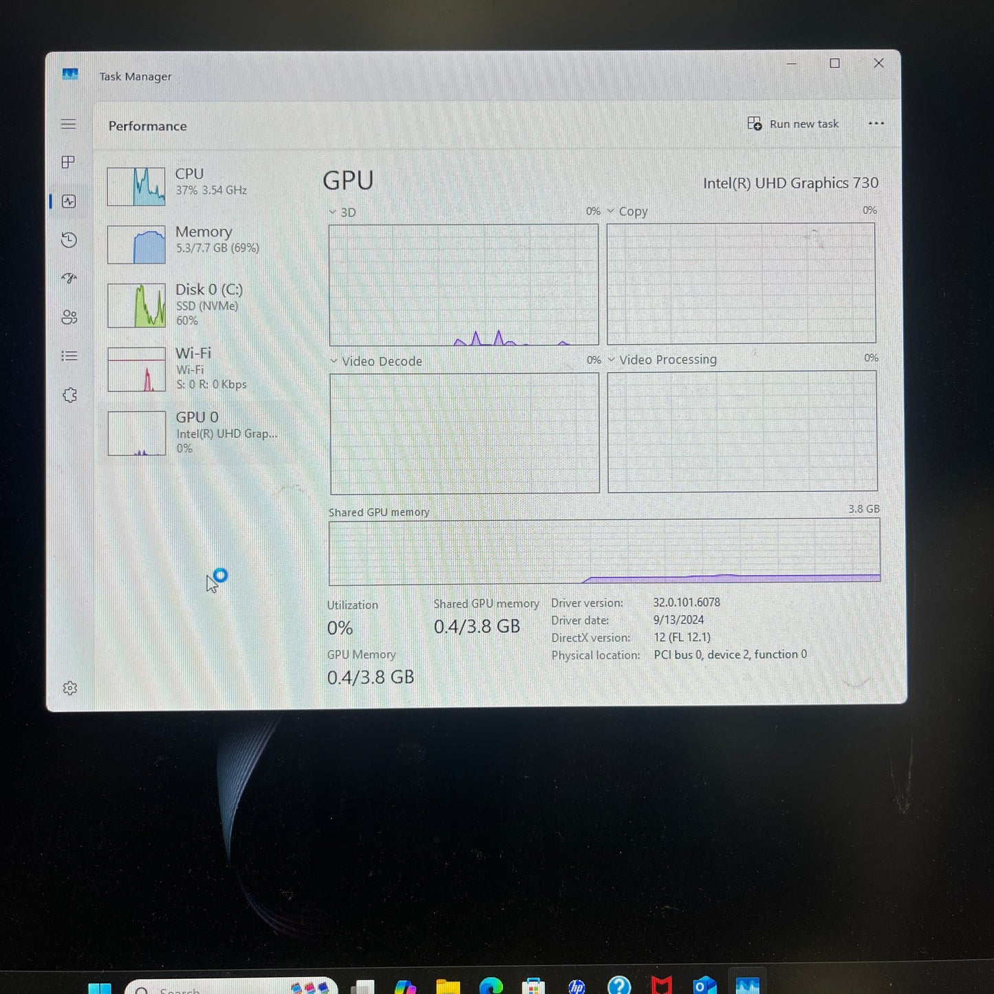 HP Pavilion TP01-3030 i3-12100 3.30GHz 8GB RAM 512GB SSD Intel HD Graphics