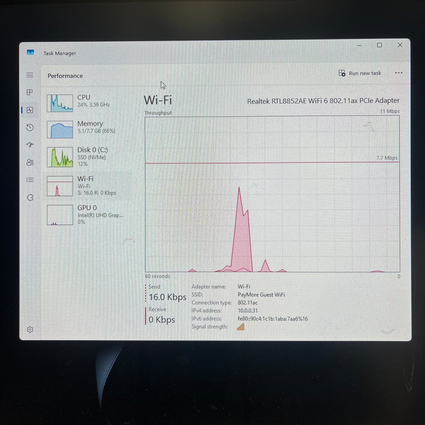 HP Pavilion TP01-3030 i3-12100 3.30GHz 8GB RAM 512GB SSD Intel HD Graphics