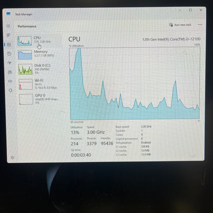 HP Pavilion TP01-3030 i3-12100 3.30GHz 8GB RAM 512GB SSD Intel HD Graphics