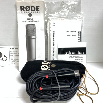Rode Cardioid Condenser Large-Diaphragm NT1-A Microphone