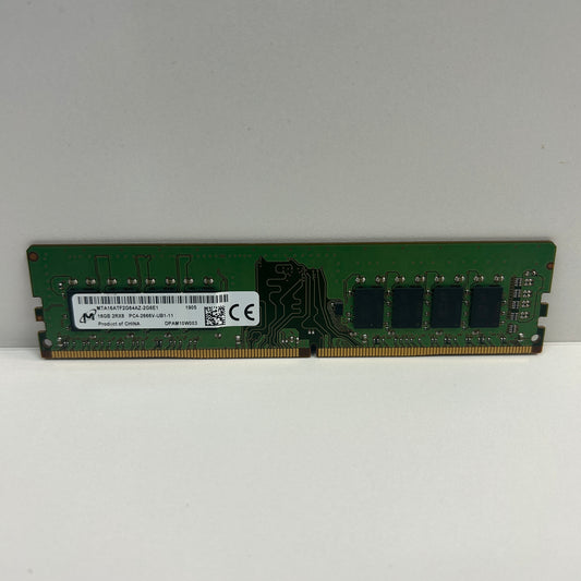 Micron PC4-266VUB1-11 32GB (1x16GB) RAM DDR4 2666MHz MTA16ATF2G64AZ-2G6E1 (Copy)