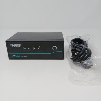 ServSwitch DT Series 2 And 4 Port Black Box KV9622A Desktop KVM Switch