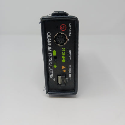 Lot of 2 Quantum Turbo Battery Flash Batteries with Charging Cable
