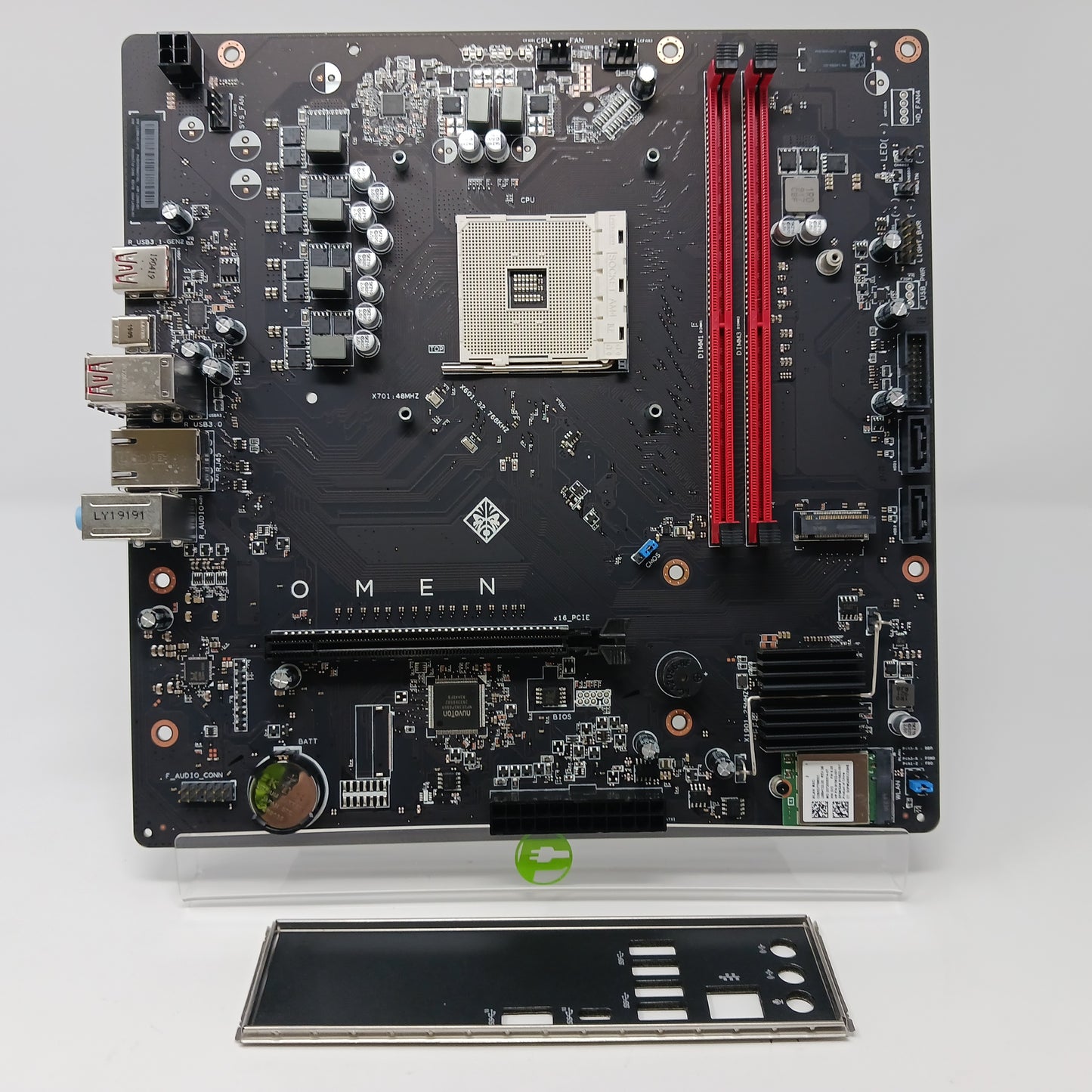 HP OMEN GT1 AMD CHIPSET B450 SOCKET AM4 MOTHERBOARD W/WIFI CARD L96321-001