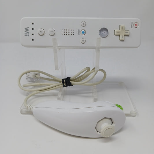 Nintendo Wii Remote Controller RVL-003 and RVL-004 White